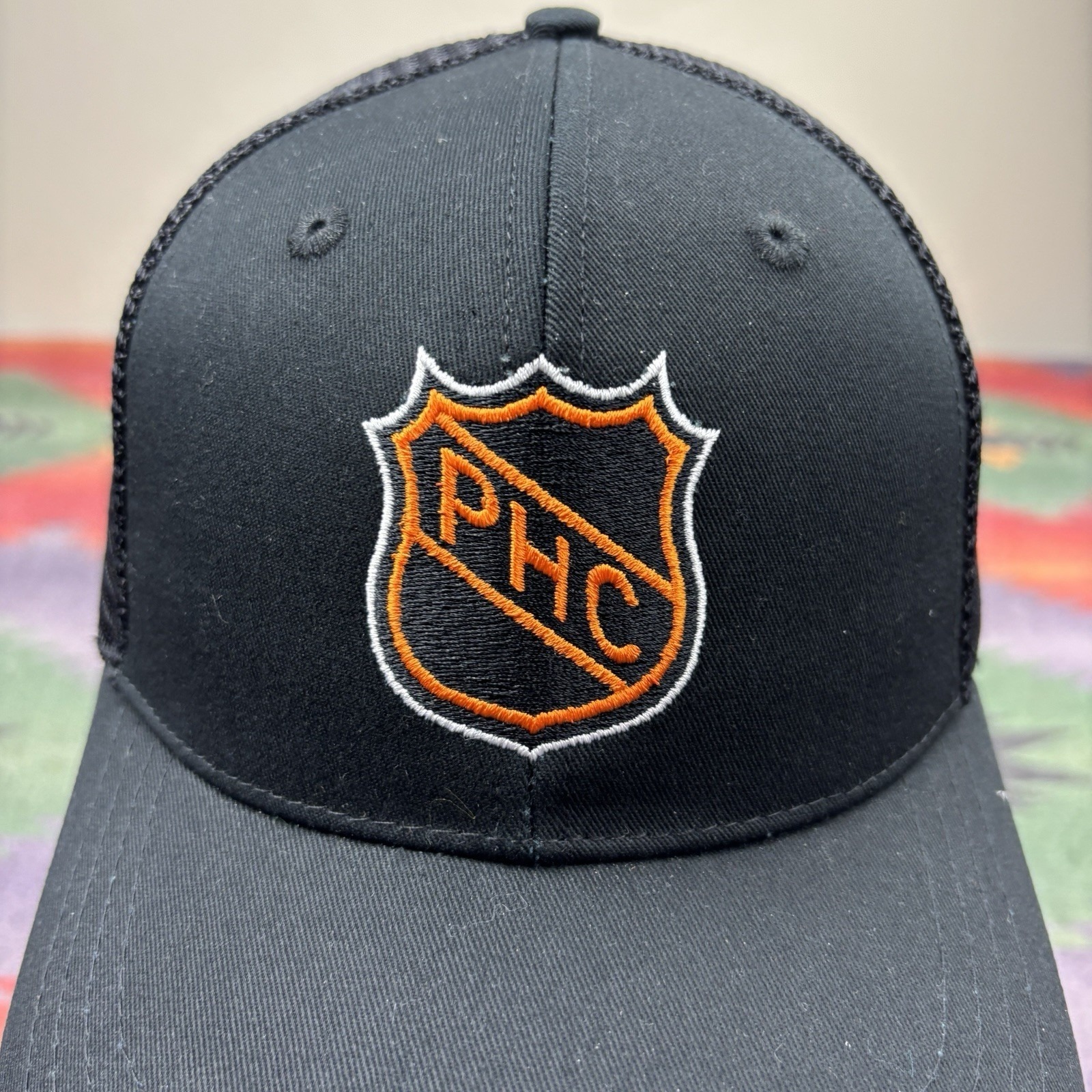 Streaker Sports Pond Hockey Classic Trucker Hat Cap Embroidered Mesh Black New — image 3 of 8